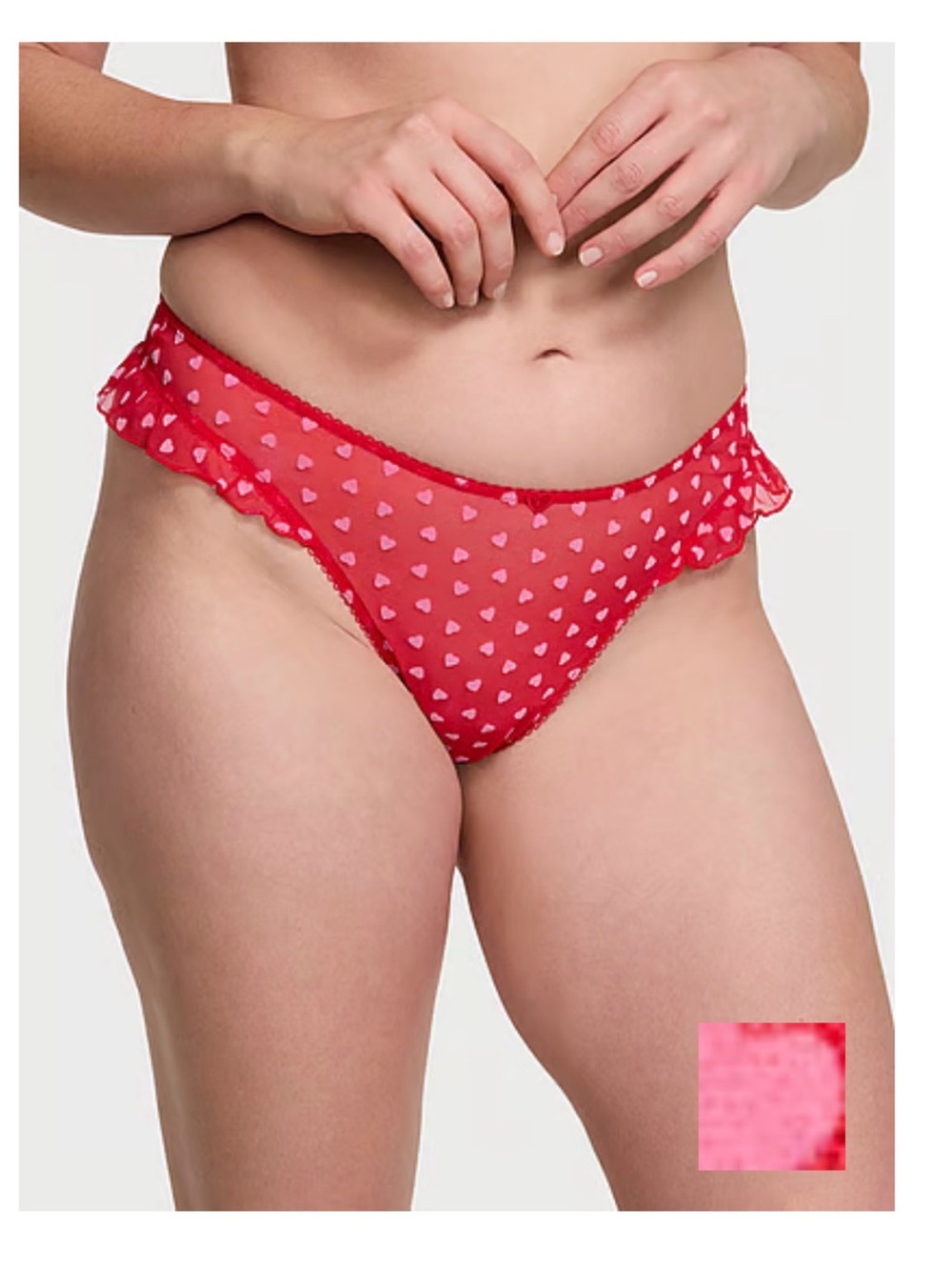✨ NWT Victoria's Secret Tease High-Leg Scoop Thong Panty ✨ L
